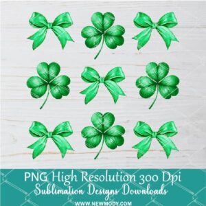 Coquette St Patricks Day Png Dtf and Sublimation shirt design Digital download