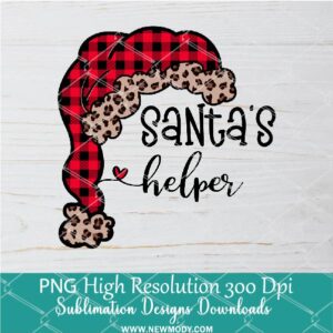 Santa's helper PNG For Sublimation, Christmas PNG, Santa PNG