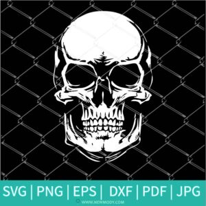 Skull SVG - Skull Vector Clipart - Newmody