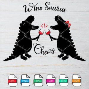 Wino Saurus SVG Newmody