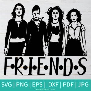 Friends (2) SVG - Friends (2) PNG - Umbrella SVG - Friends (2) SVG Cut File For Cricut and Silhouette