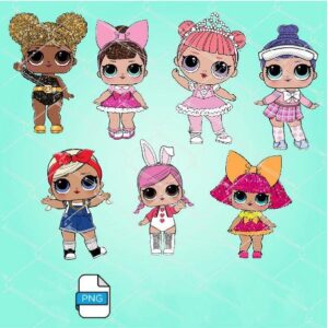 LOL Surprise Doll Clipart Bundle Newmody