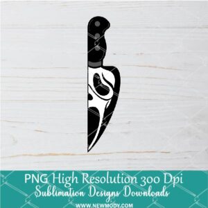 Scream knife PNG For Sublimation, Horror PNG, knife PNG, Halloween PNG