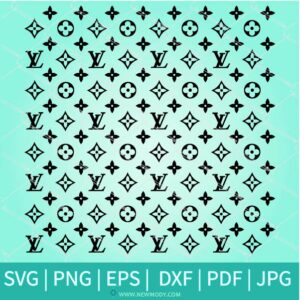 Louis Vuitton Pattern SVG - Colorful Louis Vuitton Pattern Vector- LV Pattern PNG - Newmody