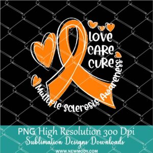 Love Care Cure PNG For Sublimation, Love PNG,