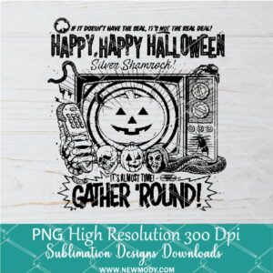 Happy Halloween PNG For Sublimation, Pumpkin PNG, Halloween PNG