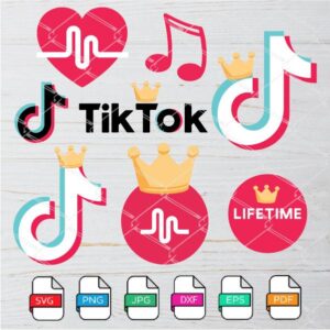 Tik Tok SVG Bundle - Tik Tok PNG -Tik Tok Logo Vector Newmody